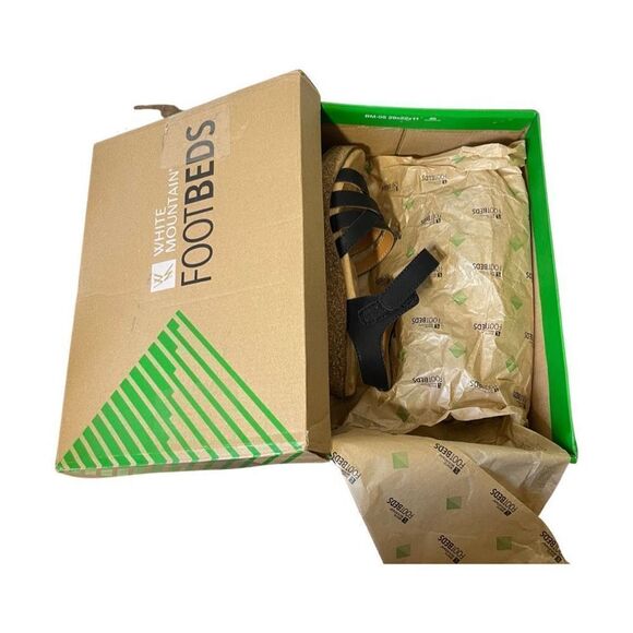 WHITE MOUNTAIN Conquer Women's Platform Sandal,  Adjustable strap, Size 5 - Picture 9 of 10